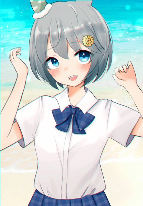 「beach blue eyes」 illustration images(Latest)｜5pages