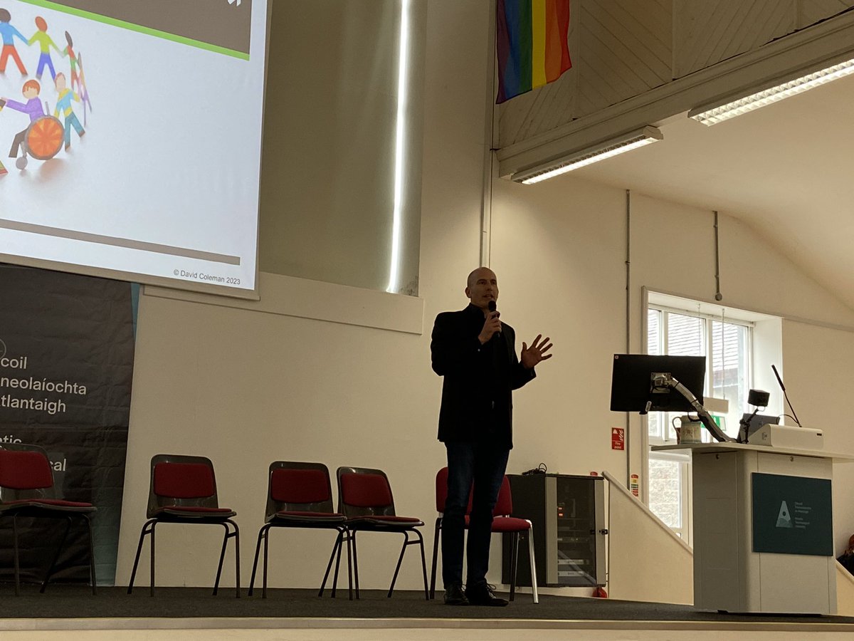 RitaMelis6's tweet photo. #encounterswithplay @ATU_Mayo @MayoCollegeFET with Dr David Coleman . Great audience here today to celebrate all that’s good in quality #ECEC @justinkerr123 @OFlynnATU https://t.co/1ho7w0HC4r