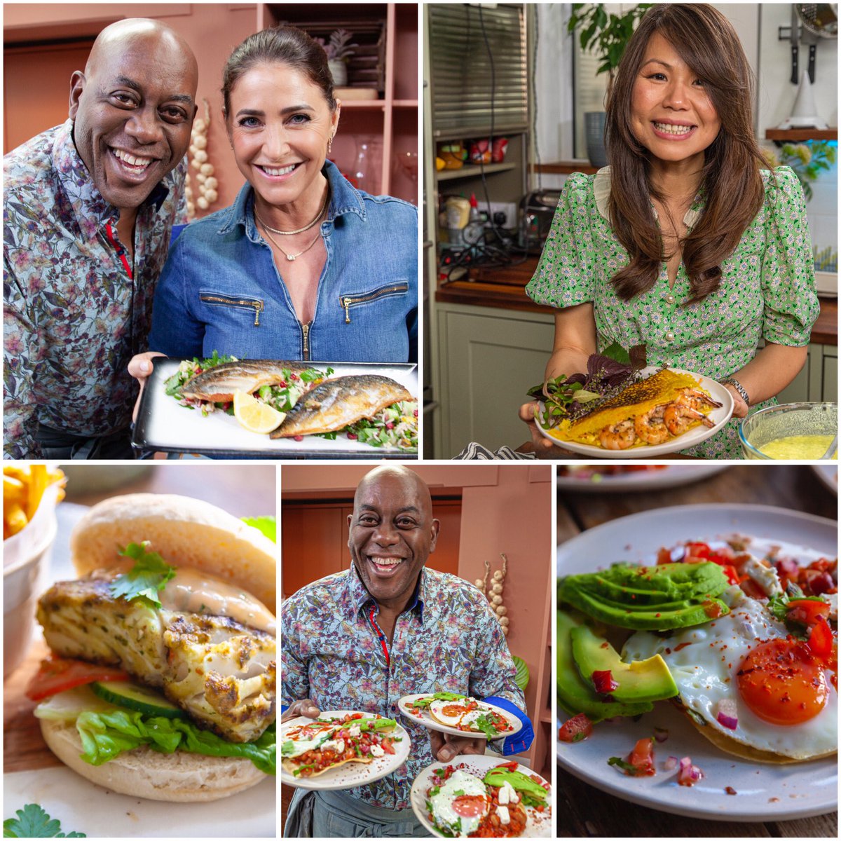 Ainsley Harriott (@ainsleyfoods) on Twitter photo Join me and my guest <a href="/Lisa_Snowdon/">Lisa Snowdon</a> for a fabulously herby Ainsley’s Fantastic Flavours - today at 11.40am on <a href="/ITV/">ITV</a>! <a href="/ThuyDiemPham/">Thuy Diem Pham</a> cooks a Vietnamese speciality, Banh Xeo Pancakes and I knock up a brunch of Fresh & Herby Huevos Rancheros and a tasty Trini-style fish sandwich 😋 x Join me and my guest <a href="/Lisa_Snowdon/">Lisa Snowdon</a> for a fabulously herby Ainsley’s Fantastic Flavours - today at 11.40am on <a href="/ITV/">ITV</a>! <a href="/ThuyDiemPham/">Thuy Diem Pham</a> cooks a Vietnamese speciality, Banh Xeo Pancakes and I knock up a brunch of Fresh & Herby Huevos Rancheros and a tasty Trini-style fish sandwich 😋 x