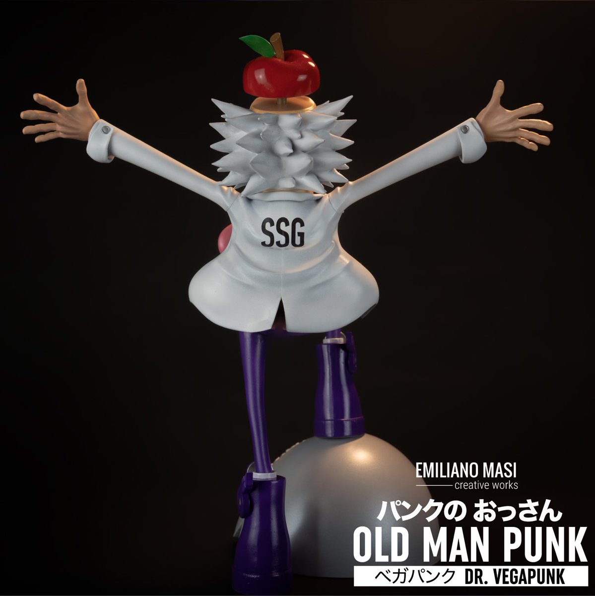 emcreativeworks's tweet photo. Old Man Punk "パンクの おっさん" - Dr. Vegapunk sculpted, printed &amp; finally painted..Love this popping color palette. It paves the way for new interesting works
#onepiece #drvegapunk #bandaispirits #bandai #toei #mugiwaras #egghead #sculptors #dxfonepiece #oldmanpunk #ベガパンク https://t.co/b963kEeOK5