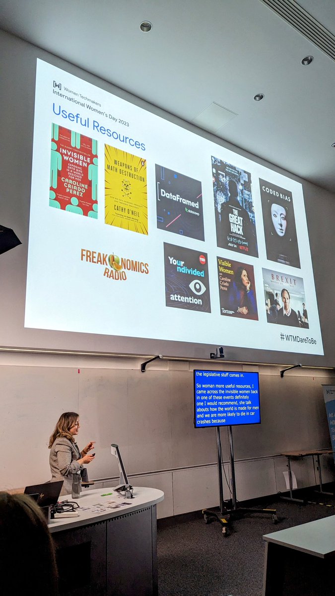 A few useful resources shared by Angelica Cullinan around tackling ethics when working with big data 📚 #WTMBelfast #WTMDareToBe