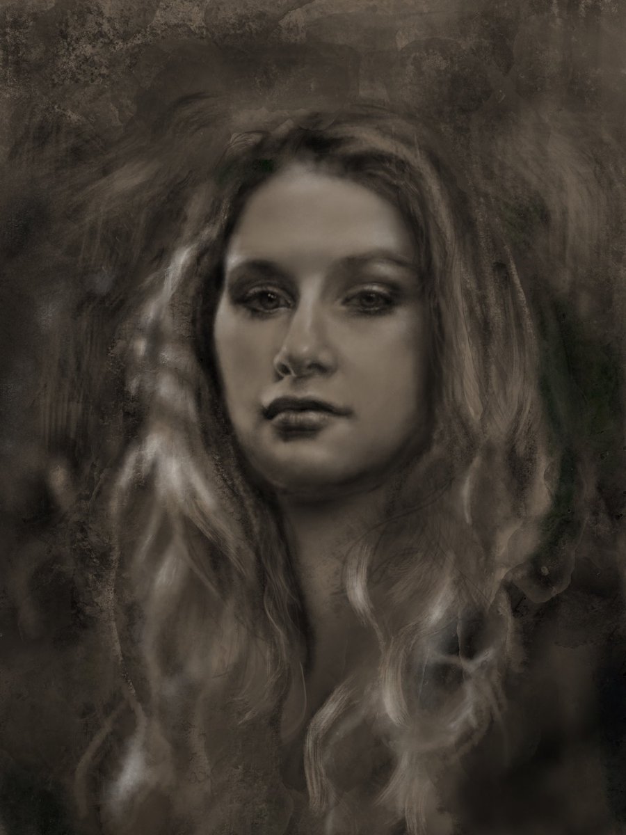 AngeJacksonArt's tweet photo. Digital drawing…still exploring the brushes in Procreate app, and making some new ones!
#drawing #digitalsketch #digitalcharcoal #cumbrianartist #cumbrianart #greendoorartists #procreate #procreateportrait #portrait #portraitsketch #digitalportrait https://t.co/eH7tVrAUGd