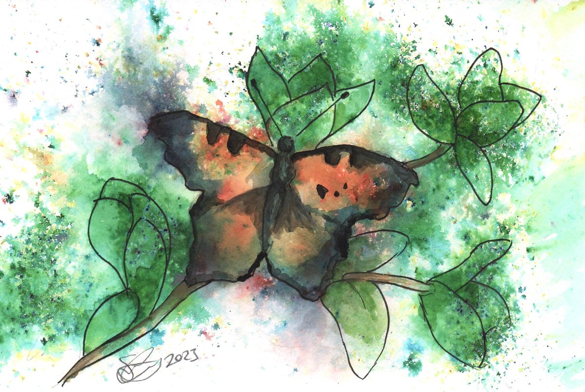 merydisposition's tweet photo. This week was brusho - I’d never used this before and it’s really pretty! But good god is it messy. Based on photos I had on my phone

#art #brusho https://t.co/ruC8TT1pQT