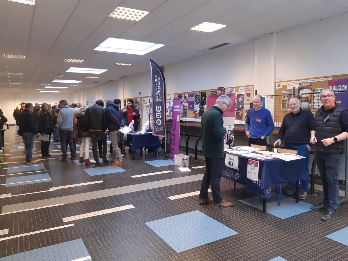 Belle affluence à la journée portes ouvertes de <a href="/FacSciences_UBO/">Faculté des Sciences et Techniques - UBO</a> <a href="/UBO_UnivBrest/">UBO - Univ. Brest</a>