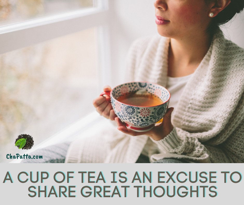 ChaPattaCom's tweet photo. A Cup Of Tea: Is An Excuse To Share Great Thoughts With Great Minds!

https://t.co/Dp638emt0g 

#tealoversclub #teatime #valentines #Herbaltea #goodtimes #goodmorning #ChaPatta #tealovers #goodmorning #teatime https://t.co/XLDwhjRmuz