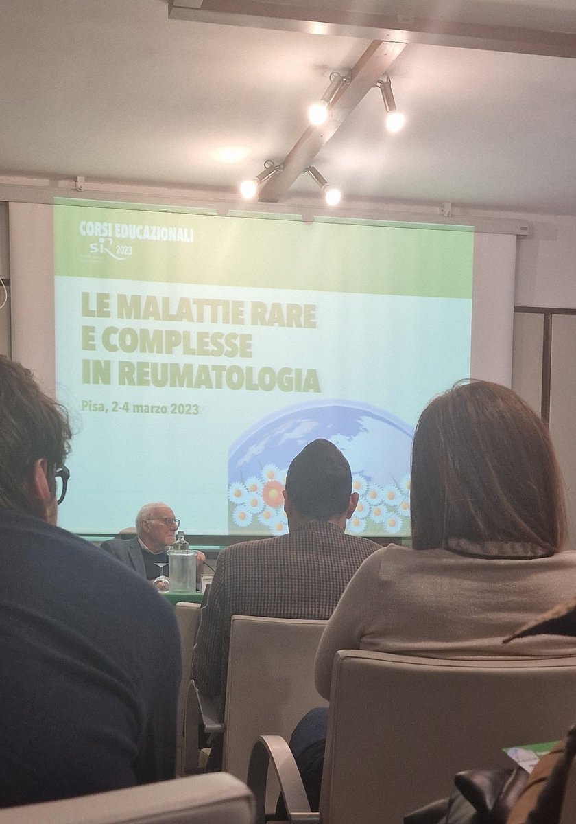 ElvisHysa's tweet photo. Last day of a very comprehensive and educational course endorsed by @SIRreumatologia on rare diseases in #rheumatology in Pisa!
Fantastic lectures and organization, lovely company and city 💙 #rarediseases #rheumtwitter https://t.co/TI9gff9qLD