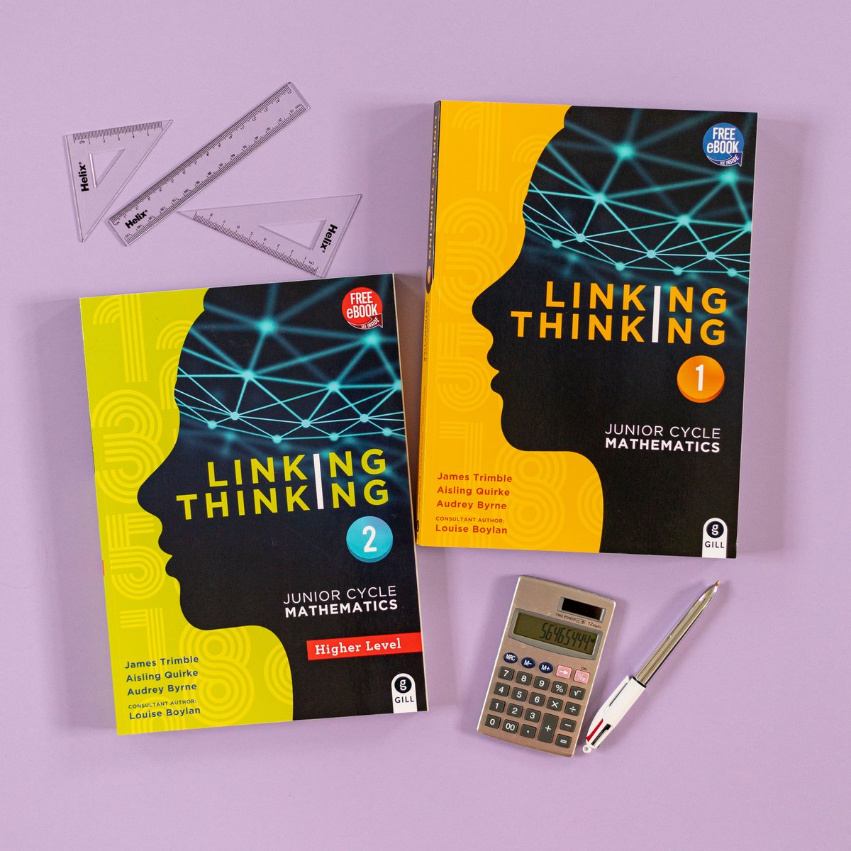 Linking Thinking has been carefully crafted to fit the new Junior Cycle Mathematics Specification objectives and is the first series to be written with knowledge of the SEC exam and to embed Key Skills and the Unifying Strand throughout. 👩‍🏫

Know more: bit.ly/412wFIZ 📚