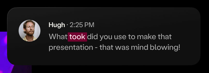 Hey <a href="/Chronicle_HQ/">Chronicle</a>! Your landing page is simply amazing. The only thing is this pesky typo, please take a look