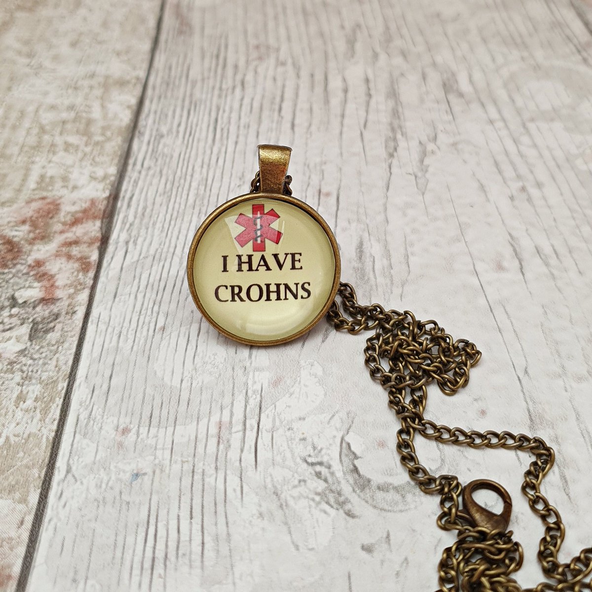martisanne's tweet photo. Crohns Disease awareness necklace, colitis IBD, Crohns warrior, Chronic illness, Medic alert, invisible illness, Hidden disability, custom https://t.co/QUyCwHNvkH #SMILEtt23 #EtsyTeamUnity #ColitisAwareness https://t.co/3EYM5lE97W