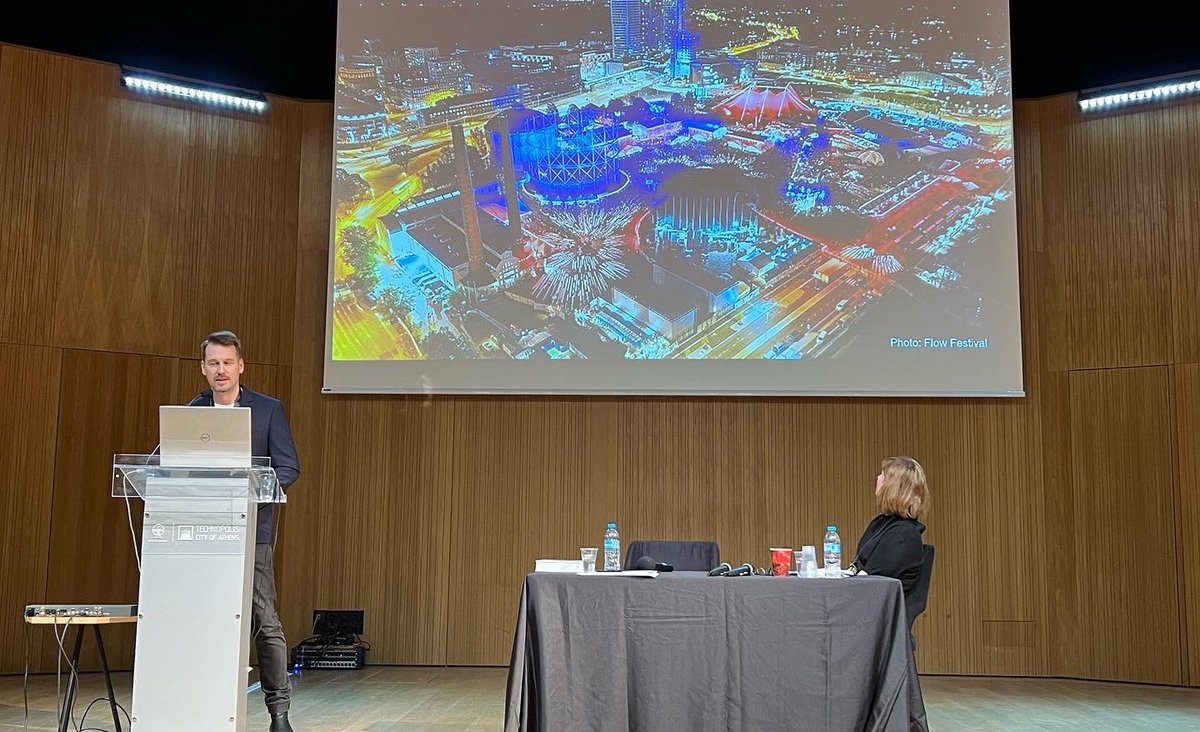 Giving a presentation with Jouni Kärki at #GasWorkingTogether in Athens. #10yrsIGM #Suvilahti