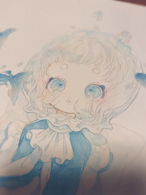 めっちゃいい感じに透明感出てる 