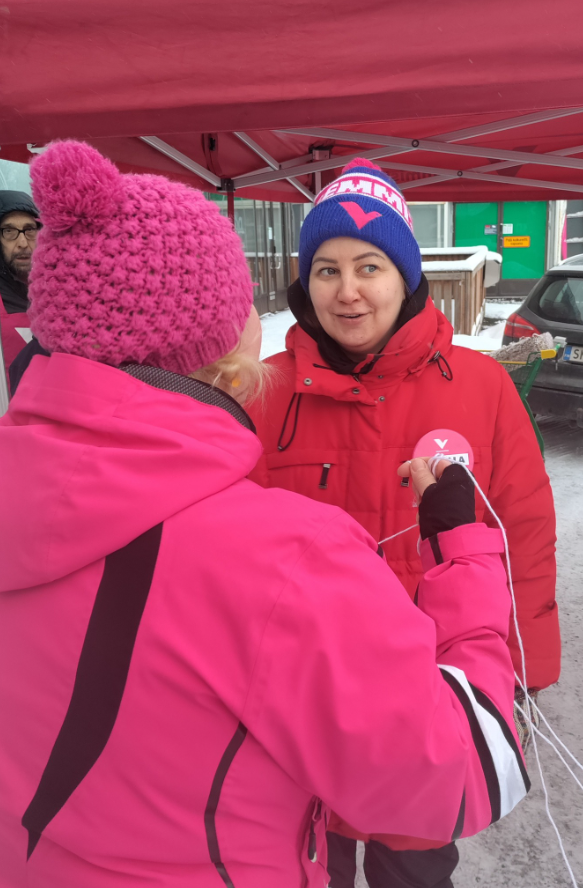 ESalminen4's tweet photo. #eduskuntavaalit2023 #Pirkanmaa #Vasemmisto Anne Nyman, Katja Kotalampi, @MinkkinenMinna &amp; @VirvaMariRask https://t.co/Jud4815DBe