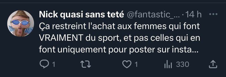 LauraFMDR's tweet photo. Une femme demande à @Decathlon des cuissards femmes avec des poches, en s’inspirant des modèles hommes : 
LES HOMMES RÉAGISSENT ! 
(A thread made possible thanks to @pokiloo_ )
1. Les commentaires misogynes, on a l’habitude, rien de nouveau sous le soleil. https://t.co/ZatcclItKe