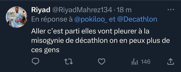 Une femme demande à <a href="/Decathlon/">Decathlon</a> des cuissards femmes avec des poches, en s’inspirant des modèles hommes : 
LES HOMMES RÉAGISSENT ! 
(A thread made possible thanks to <a href="/pokiloo_/">Pauline</a> )
1. Les commentaires misogynes, on a l’habitude, rien de nouveau sous le soleil.