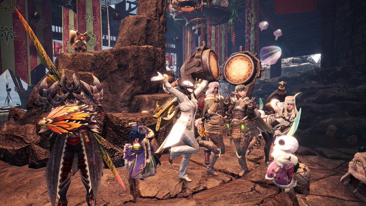 koremoku2021's tweet photo. 昨日は私の立ち上げたMHW：IBのメンバーで久々にワールドを楽しみました！許可出れば次回は配信出来たらなと思います！

#モンハン　
#MHW　
#アイスボーン https://t.co/CBOcxnzZIG