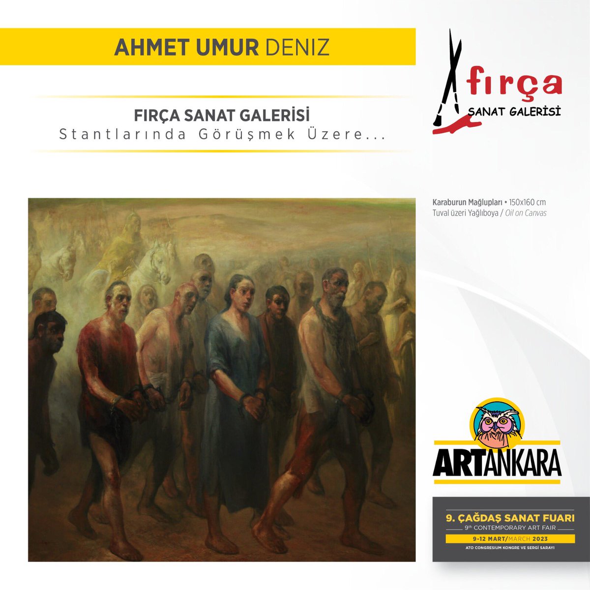 9.Çağdaş Sanat Fuarı “ArtAnkara- 9-12Mart 2023