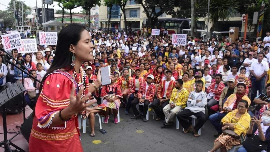 StanCCF's tweet photo. NO TO SOGIE Bill Rally Today in Davao. The Indigenous People’s Group, Muslim Communities, Redeemed LGBT+, Faith Community, and other sectors are ONE in opposing the bill.
#NoToSOGIEBILL
#YesToRealEquality
@migzzubiri @senatorjoelv https://t.co/qYvPuuepTp