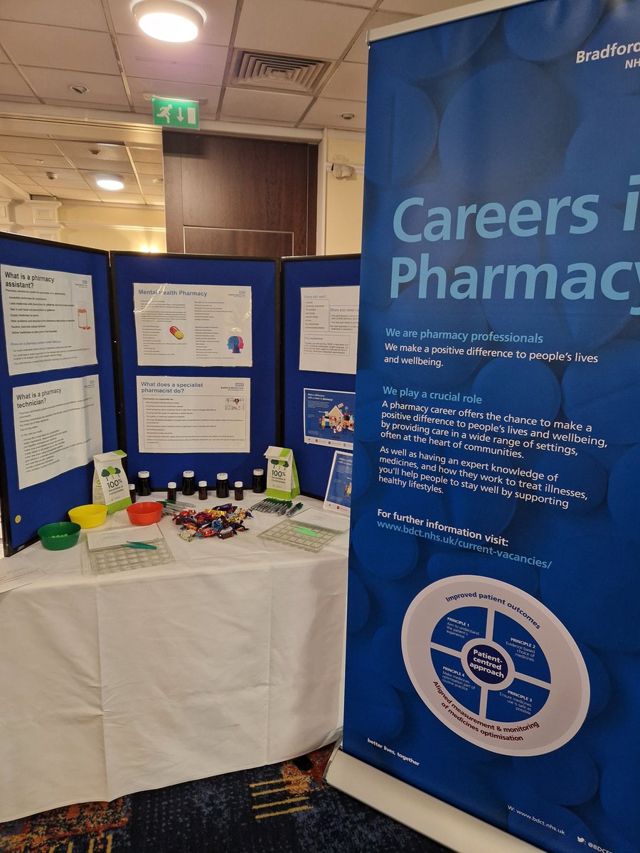 Come and visit us at the #stepintothenhs event at The Bradford Hotel. #pharmacist #pharmacytechnician #pharmacyassistant @jassij1984 @BDCFT @BDCFT_BLCharity