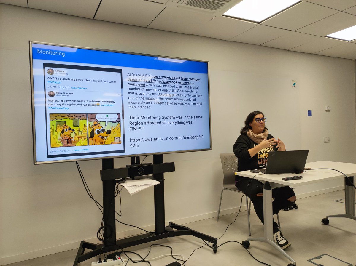 rsciriano's tweet image. Sigue la #netcoreconf, ahora @MrsDaehin contándonos que es esto de #chaosengineering y como nos puede ayudar para que nuestras aplicaciones sean mas resilientes