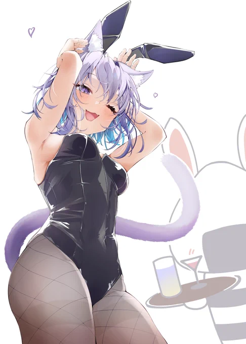 #絵かゆ  再掲 バニーおかゆん  