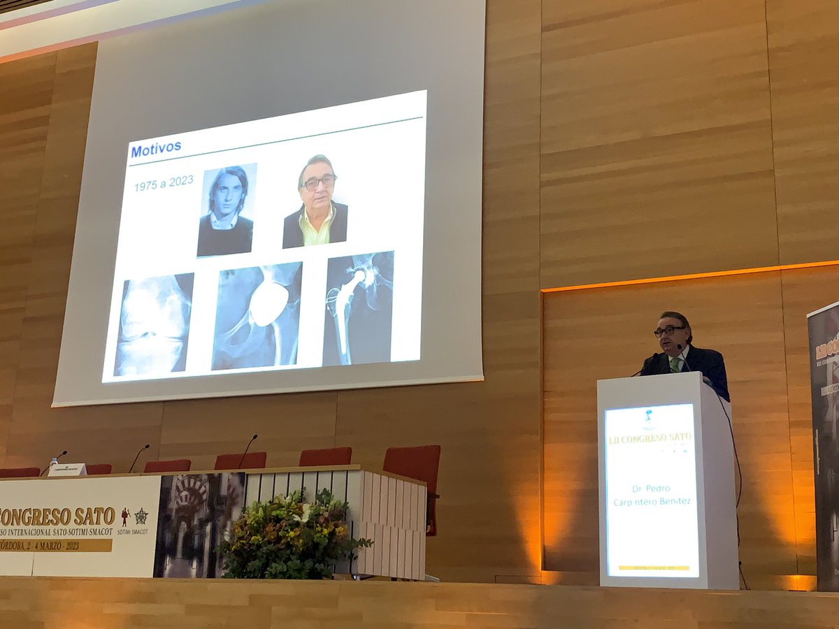 trainhelthcare's tweet photo. El Dr. Pedro Carpintero, uno de los grandes maestros en #Traumatología, dicta una charla magistral sobre los tumores de partes blandas, desde su experiencia de más de 40 años. En #LIICongresoSATO https://t.co/6Cy42V3E2a