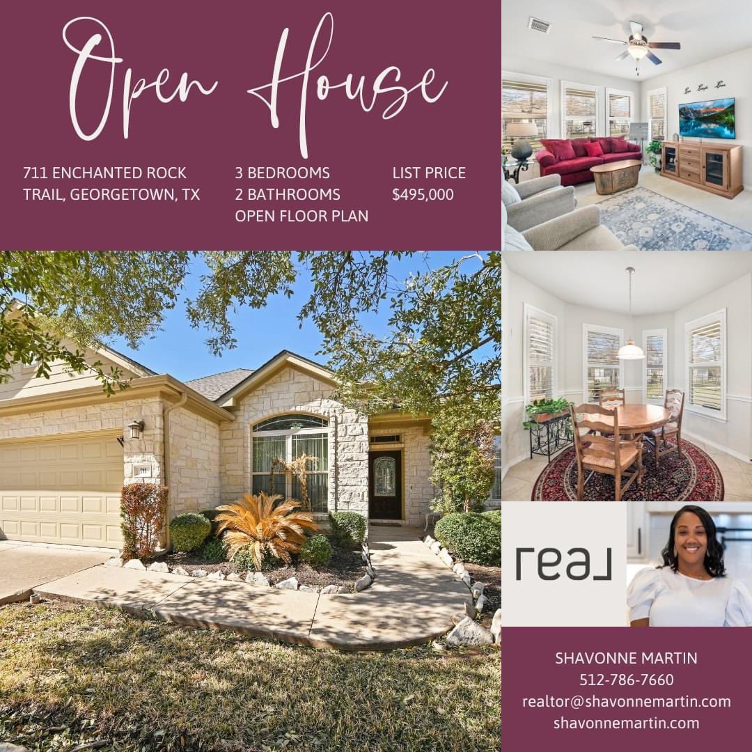 Open House today from 1:00 - 3:00 p.m.‼️ Check out this amazing Jimmy Jacob’s Custom Home in Heritage Oaks - one of Georgetown's 55 & better communities. 

Contact me for more information: (512)786-7660
#openhouse #georgetowntx #seniorliving #heritageoaks #customhomes