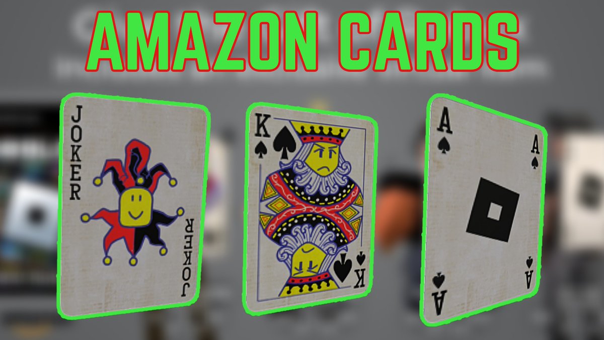 Exploring new Amazon Roblox gift card items, featuring their features, benefits, and how to obtain them with your gift card. Stay updated with the latest Roblox items! New Roblox Amazon Gift Card Items! Ace High Cardback & MORE youtu.be/BPkWtk4CYCo