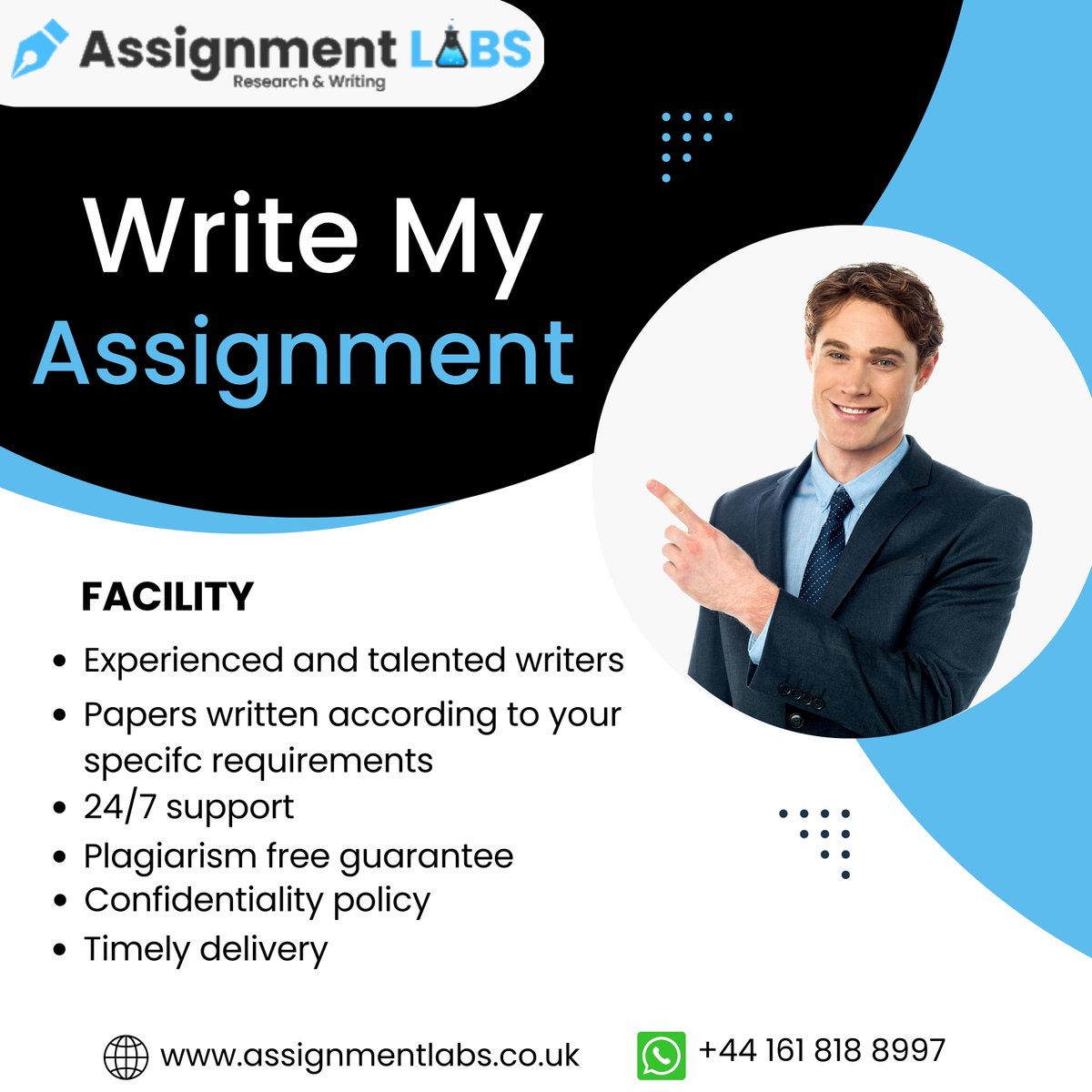 Assignment Labs  will write your assignments and deliver them on time.
#assignmentwriting #writemyassignment #domyassignments
Website: bit.ly/assignmentlabs…
📞+44 161 818 8997
📧info@assignmentlabs.co.uk