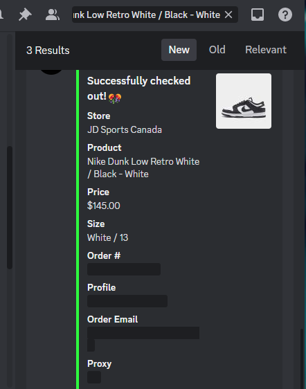 Little Success but Love the New <a href="/SelexAIO/">Selex</a>  FLOW!

Bots- <a href="/SelexAIO/">Selex</a> 
ACO- <a href="/StashHouseAco/">Stash House ACO</a> 
FnF- <a href="/anup04/">anup</a> <a href="/doboxofficial/">BOBBYDO</a>