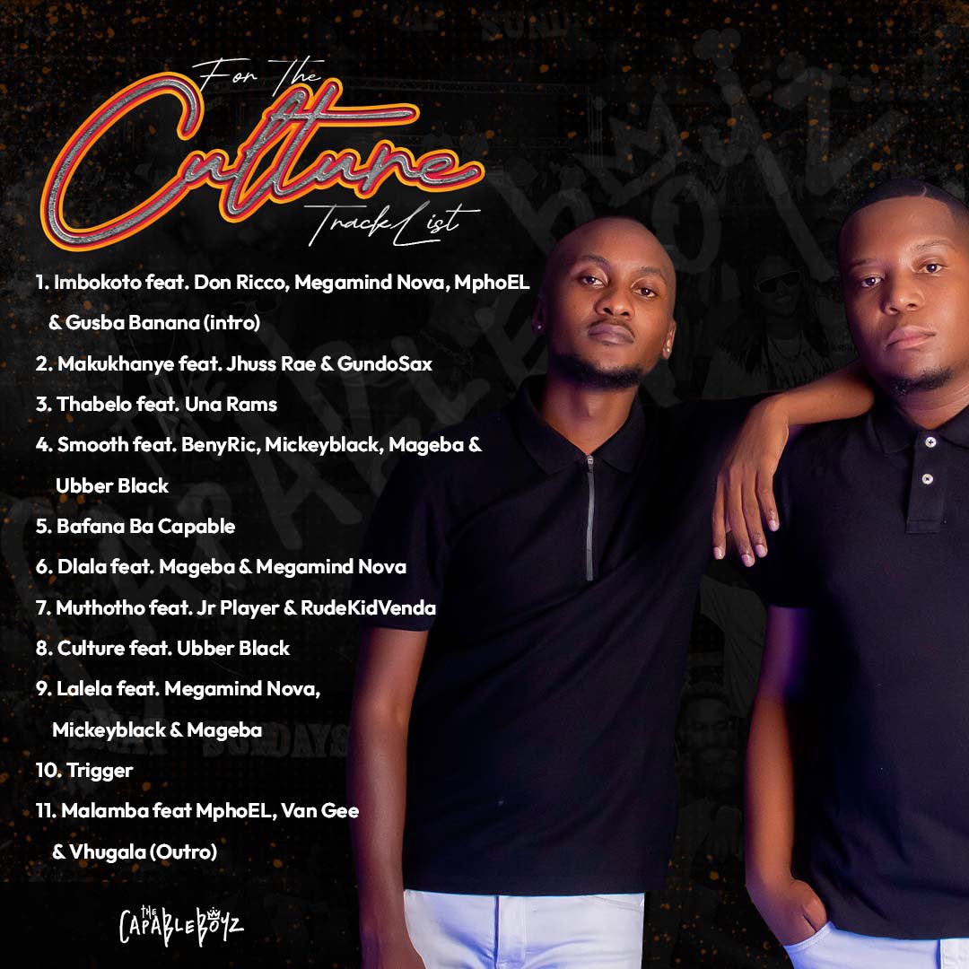 For The Culture EP by The Capable Boyz is now out on all digital platforms 

ampl.ink/ForTheCulture

#ForTheCulture 
#FTC
#CapableBoyz