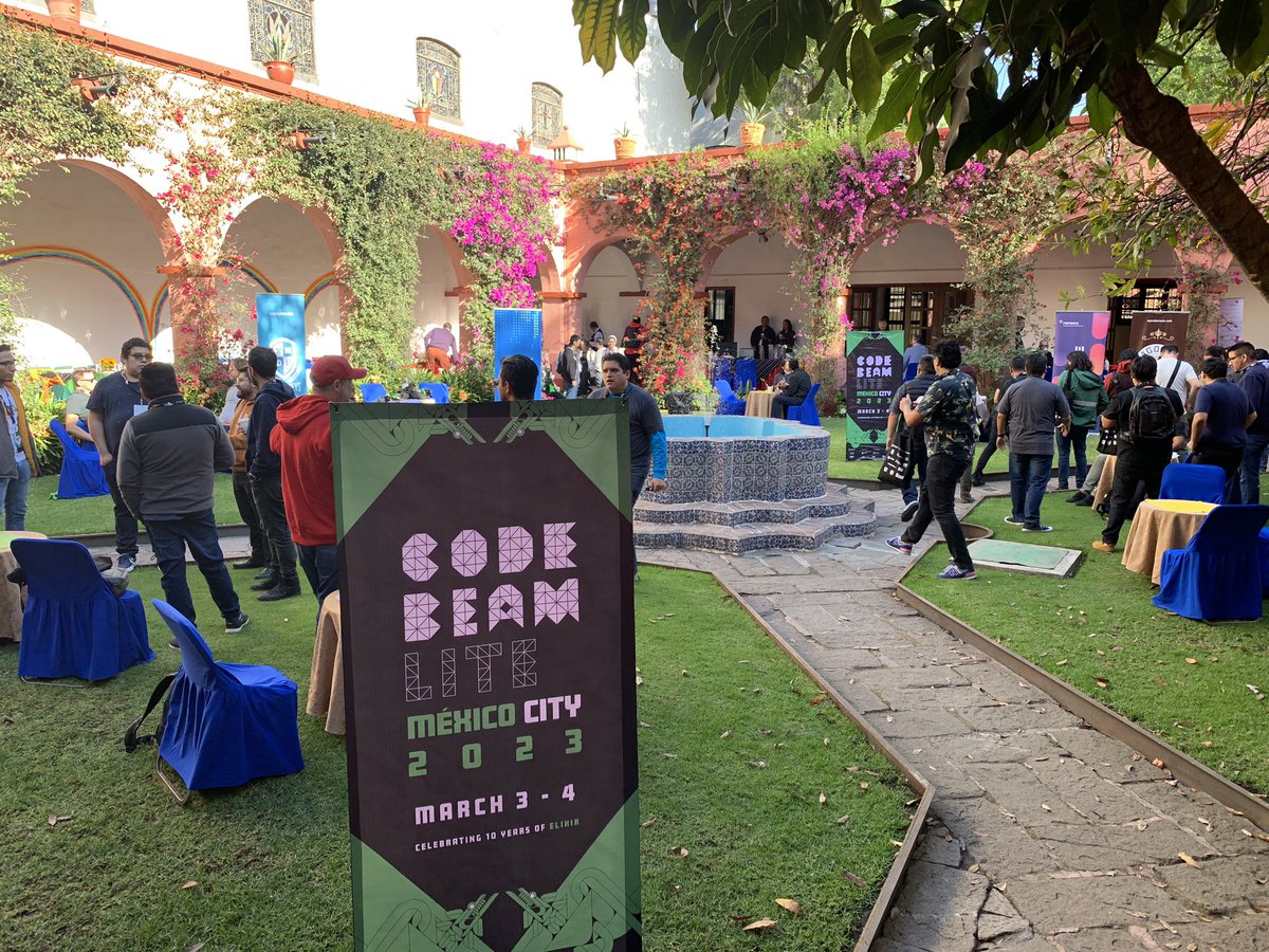 sefiorgmx's tweet image. Bienvenidos #CodeBEAM México @bunsantech @Tech_Mahindra @makingdevs @ResuelveTuDeuda @pepsico @ciscolatam @unifedmexico @ErlangSolutions @jackpocket @theerlef @RevistaSG