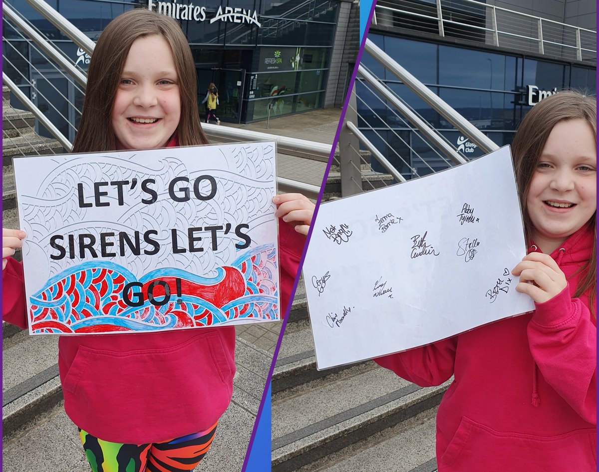 Thanks @SirensNetball for enhancing the poster! #SirensTribe 🤩