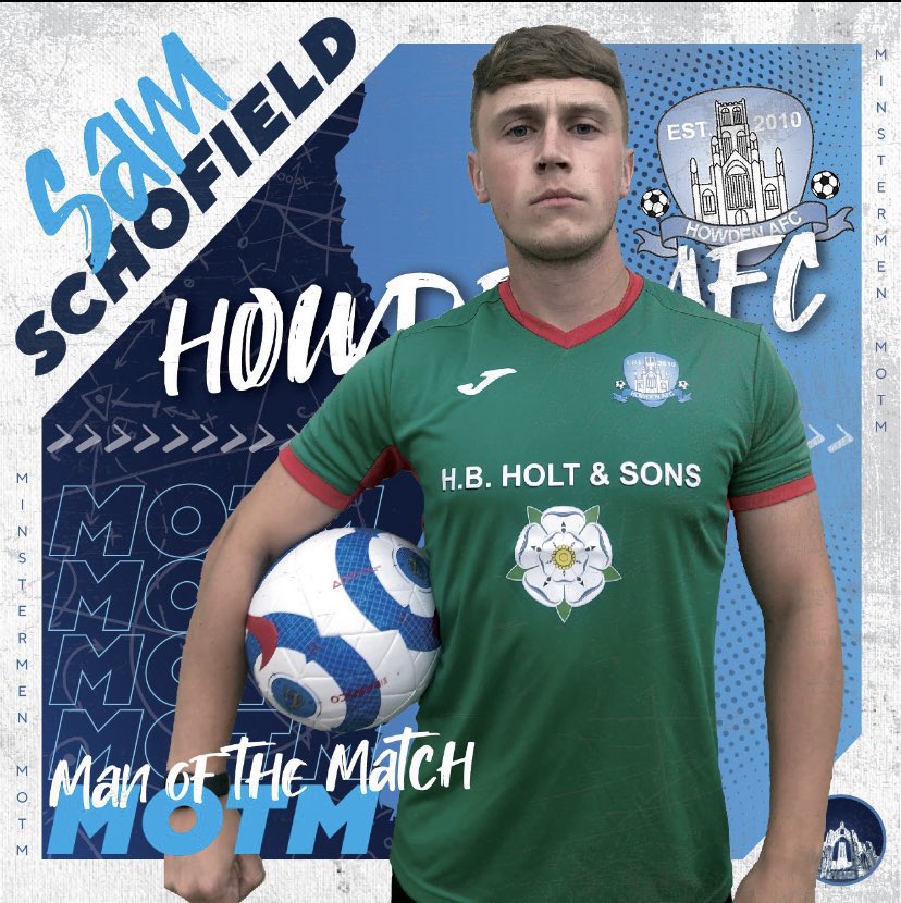 AFCHowden's tweet photo. #MinsterMen hit @BubwithWSTID for 15 to no reply this afternoon with an attacking clinic. 

@SamSchofie on 🔥 with 7 goals. @robbietom93 (5) @adammitchell10 (2) @BazBayram also finding the back of the net. 

#UTMM 🔵⚫️ https://t.co/gethwP1P8T