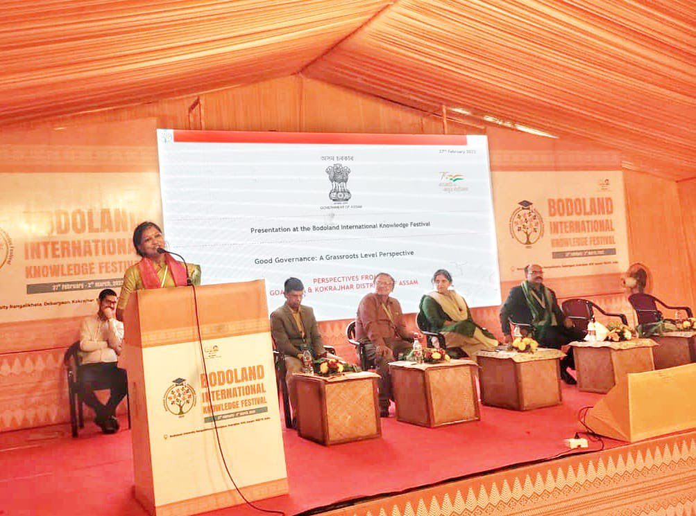 varnalideka's tweet image. 1/2 It rained Knowledge at the 1st Bodoland International Knowledge Festival &amp;amp; I was only too happy to catch a few nuggets n drench in d downpour. Memorable moments, discussions shared with the one&amp;amp;only @Wangchuk66, Nobel Laureate Prof Md Younus, the multifaceted Sonu Sood,
#BIKF