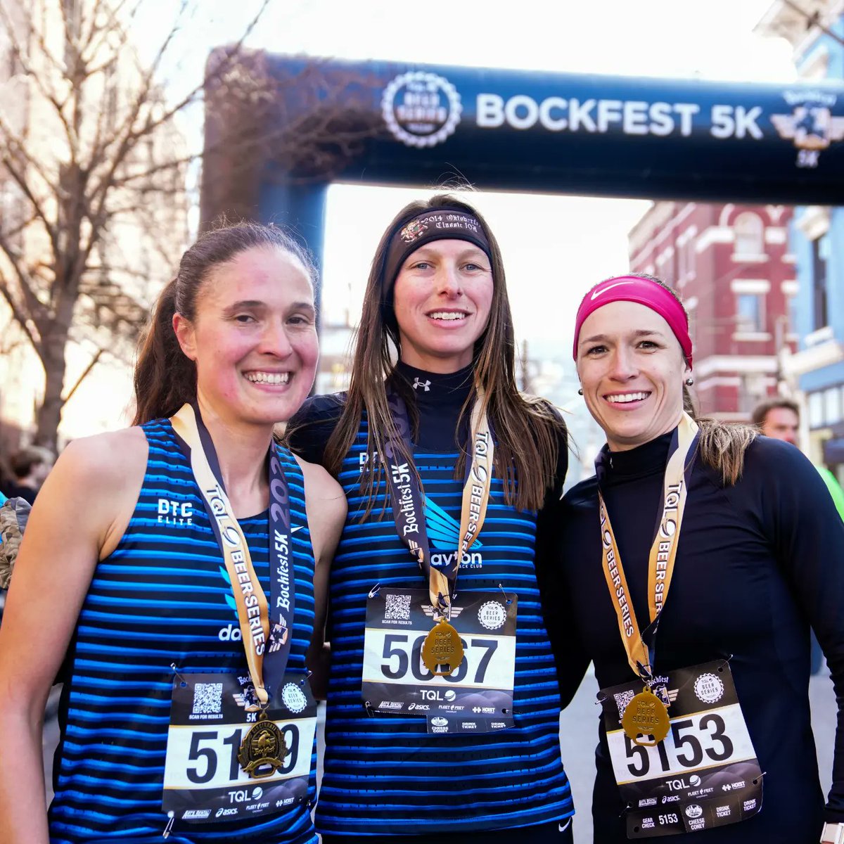 LET'S HEAR IT FOR OUR TOP FINISHERS 🍻 Jason Salyer (14:39), Jackson Siddal (14:42), Alex Gold (15:04), Lizzie Gleason (18:02), Emily Zimmerman (18:05), and Laure Palmer (18:23)!