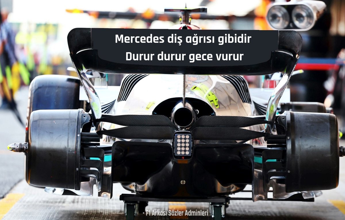 Mercedes seven arkadaşlara geçmiş olsun. #F1