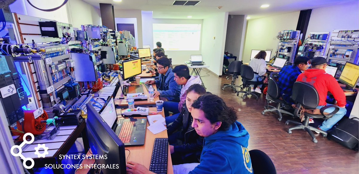 SyntexSystems's tweet photo. 🏭 Centro Especializado de Automatización. (SIEMENS - ALLEN BRADLEY).
#syntexsystems #onlinetraining #plc #siemens #allenbradley #rockwellautomation #automation #cursosdeplc #motioncontrol #Tesla #Gigafactory #Monterrey #NuevoLeon #Automotive #TeslaNuevoLeon #gigamexico https://t.co/2FxiWBpHAR