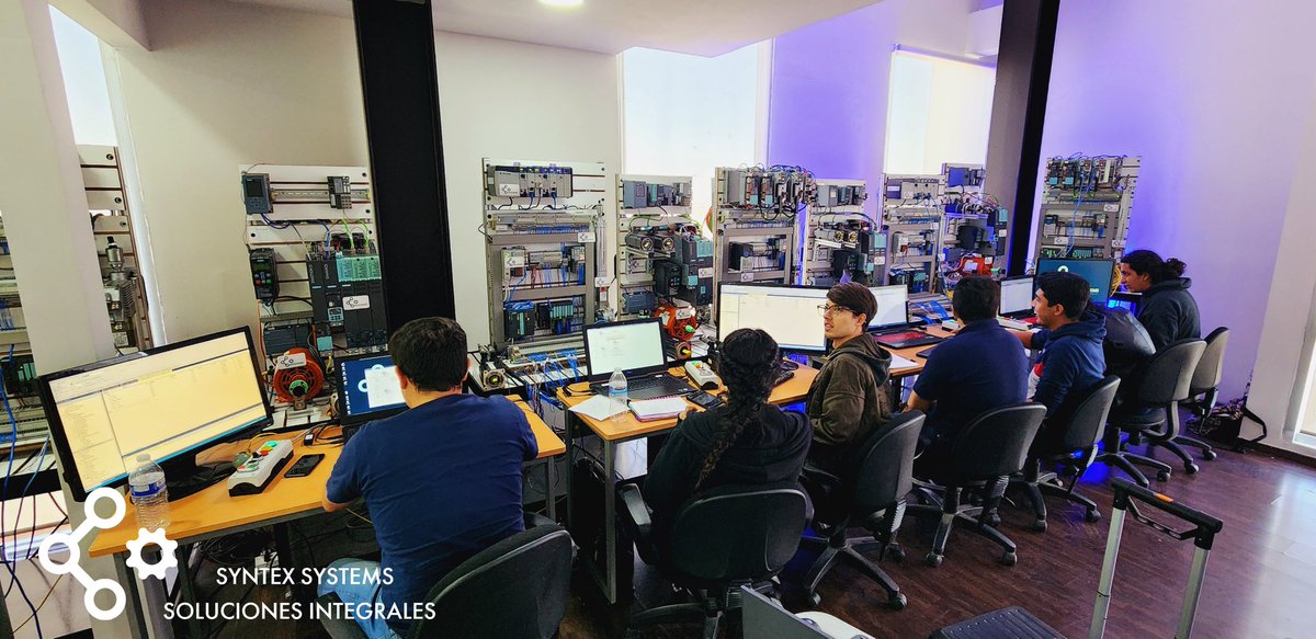 SyntexSystems's tweet photo. 🏭 Centro Especializado de Automatización. (SIEMENS - ALLEN BRADLEY).
#syntexsystems #onlinetraining #plc #siemens #allenbradley #rockwellautomation #automation #cursosdeplc #motioncontrol #Tesla #Gigafactory #Monterrey #NuevoLeon #Automotive #TeslaNuevoLeon #gigamexico https://t.co/2FxiWBpHAR