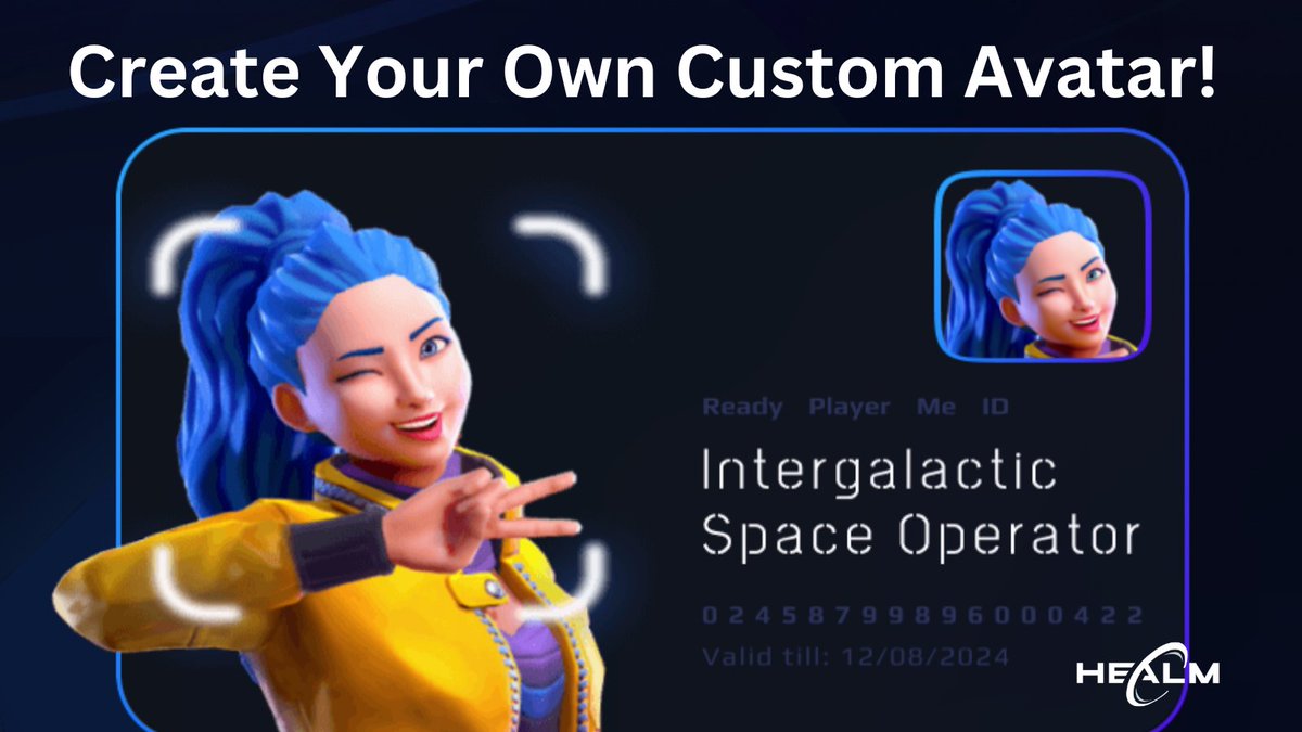 HealmXR's tweet image. Your Passport to the #Metaverse! 🪐

Our partner, @readyplayerme, allows you to create an #interoperable #avatar to explore many virtual worlds with one consistent identity.

Use a selfie 🤳 or start from scratch!

▶️ Get started!  healm.com/avatars

#HealmXR