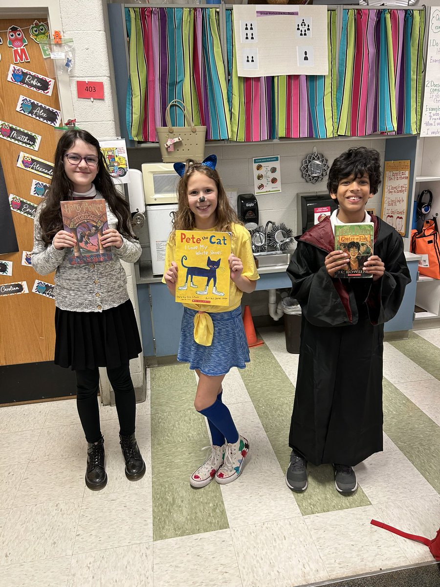 Book Challenge Week: Dress as a book character📕📗📘📙<a href="/HEShurricanes/">Heritage Elementary</a>