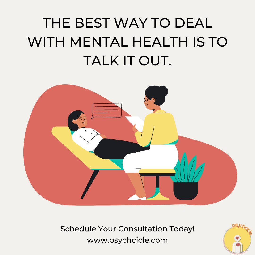 psychciclellc's tweet photo. The good news is therapy can also help us in our day-to-day lives by helping us understand our thoughts, moods, and behaviors. Therapy can help you handle emotions or situations. You don’t have to be diagnosed with a mental health issue to benefit from therapy.

#psychcicle https://t.co/zjd9mQhuWu