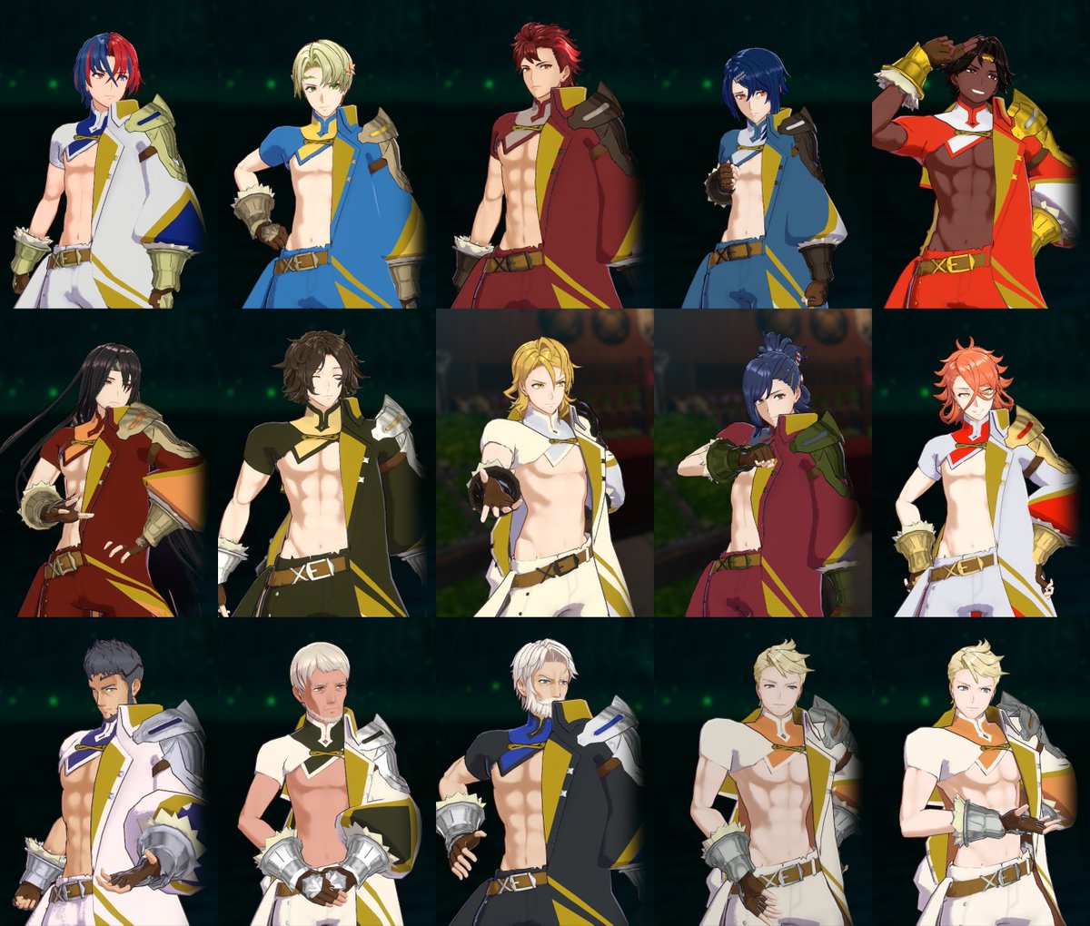 HellyonWhite's tweet photo. "I wonder if every male unit will look as good as Amber in Engage's warrior class?"

I reclassed everyone so you don't have to. Enjoy https://t.co/4BznCKE1I9