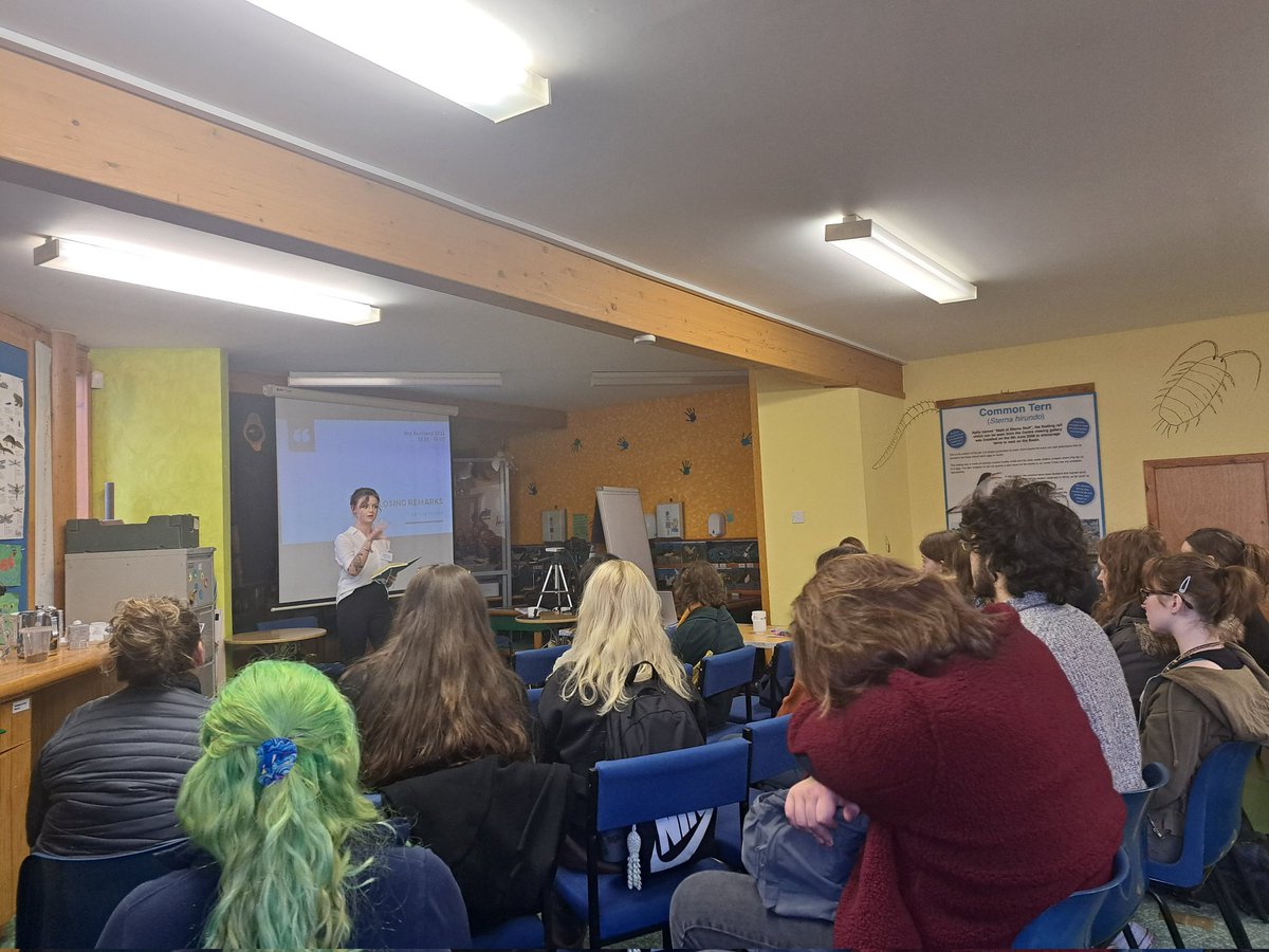 CelesteKellock's tweet photo. Great youth engagement event with @SeaScotland today ahead of the #LandtoSea conference in June. Highlighting the importance of #youth inclusion in environmental policy⭐️ Excellent closing comments @thatsealgirl- youth belong in this space and have valuable contributions! https://t.co/suSSaL1ih8