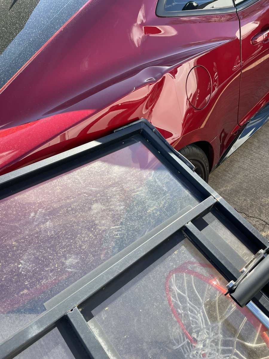 calebbox's tweet image. Sad day for the ZL1 and the AT4. #straightlinewind *Garage was occupied for a bathroom remodel*