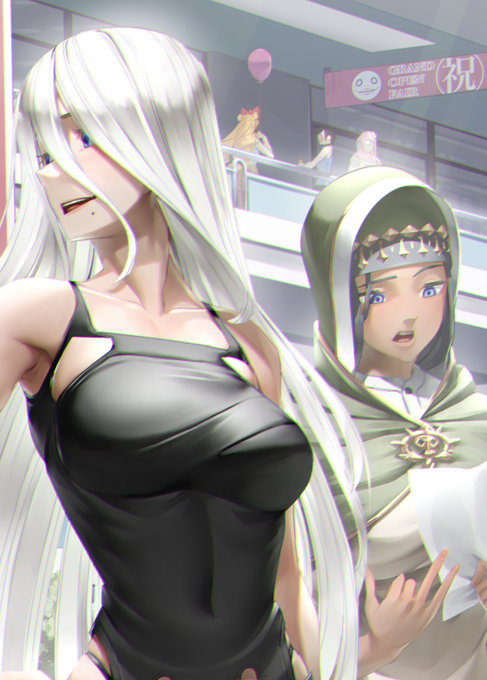 アニメでも見れた事だし小ネタ解説  二人で指折り二進数で数えながら買い出し・・・(`、3_ヽ)_ そういう事です https://t.co/HdNMPrvSct 