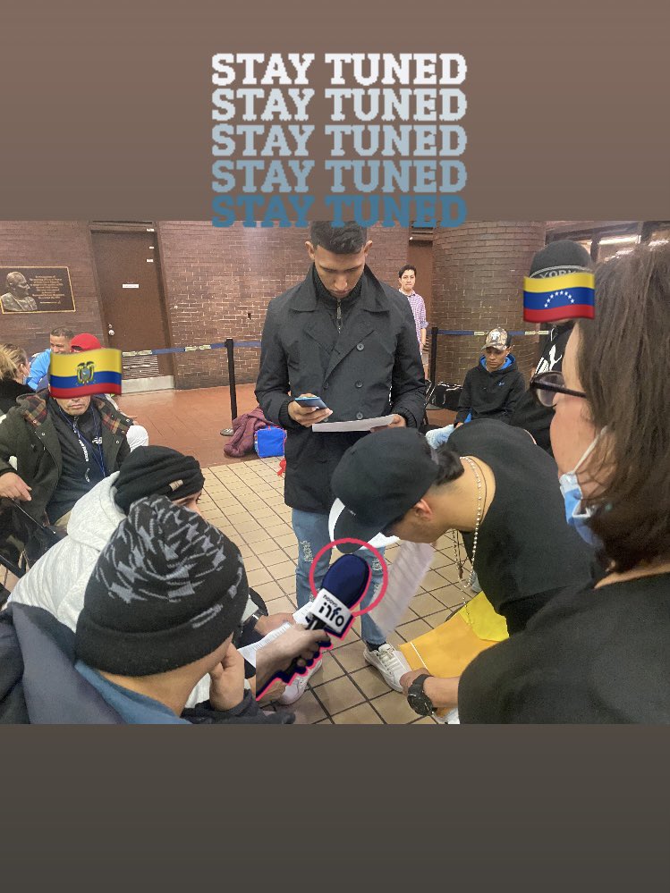 While we wait for our storage room to reopen, we adapt to the changes in #migration🇪🇨🇻🇪🇵🇪 Yesterday, a #volunteer has an #asylum seeker who returned to #nyc clear up misinformation about #canada. Stay tuned for when you can join us in our mission! 💫