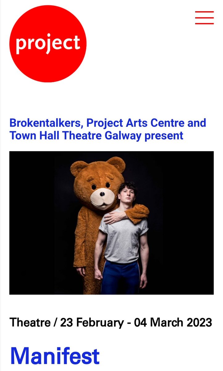 National Centre for Men's Health Ireland (@ncmhcarlow) on Twitter photo projectartscentre.ie/event/manifest/ A excellent production by <a href="/THTG/">Town Hall Theatre</a> <a href="/Brokentalkers/">Brokentalkers</a> @WhatDoesHeNeed <a href="/projectarts/">Project Arts Centre</a> Powerful depiction of the male experience, well done performers & production team #menshealth #masculinities projectartscentre.ie/event/manifest/ A excellent production by <a href="/THTG/">Town Hall Theatre</a> <a href="/Brokentalkers/">Brokentalkers</a> @WhatDoesHeNeed <a href="/projectarts/">Project Arts Centre</a> Powerful depiction of the male experience, well done performers & production team #menshealth #masculinities