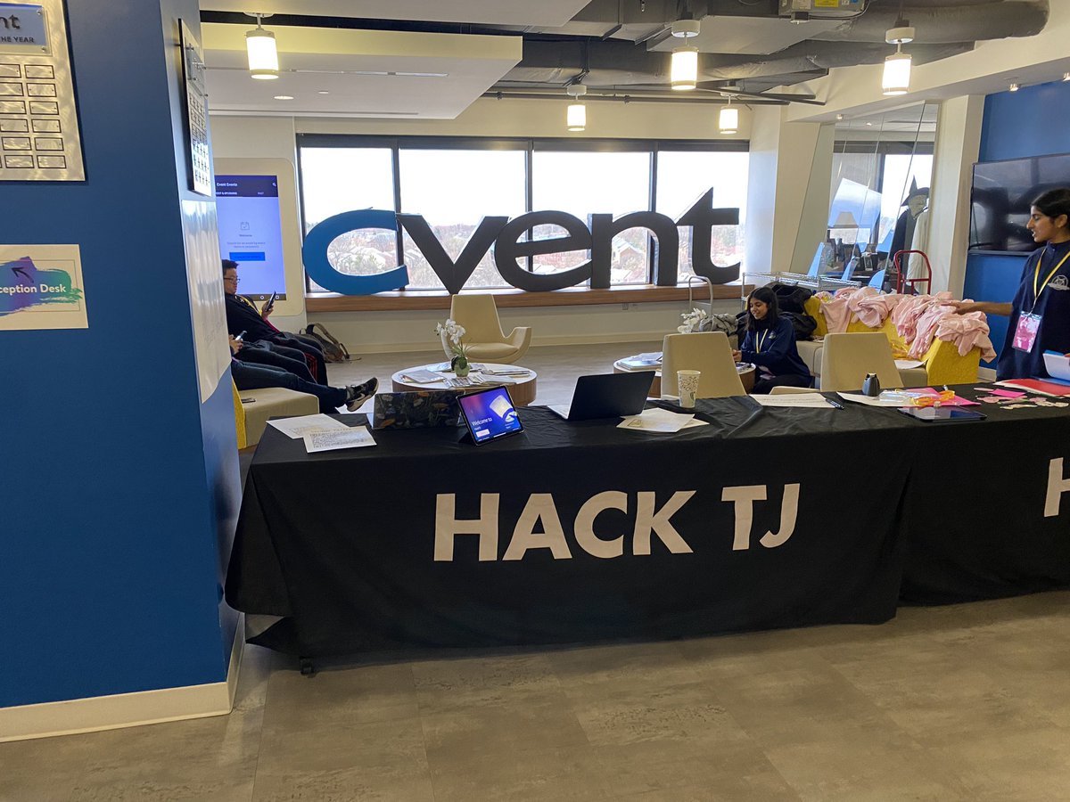 TJHSST_Official's tweet photo. Live and in person, 10th HackTJ event is underway! Lots of app building and design going on. Thank you to all of the generous sponsors who made this possible!
#HackTJ
#TJHSST https://t.co/yL61KbqrzC