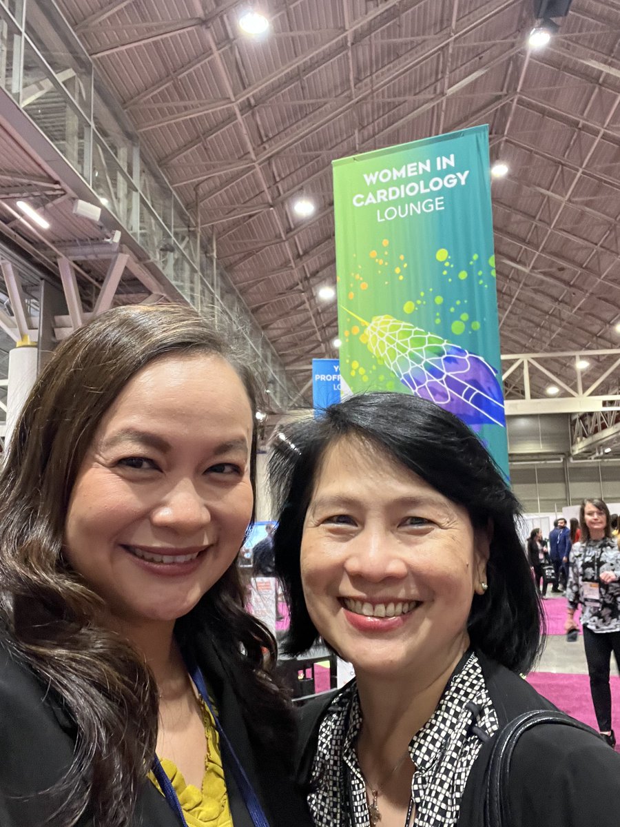 At the #ACC23 #WCCardio Women Who Lead and #ACCWIC Section Meeting at the #ACCWIC Lounge with <a href="/ReenaLantinMD/">ReenaLantinMD</a> 🥰!
<a href="/ACCinTouch/">American College of Cardiology</a> <a href="/doubleaguptamd/">Aamisha Gupta, MD, FACC (she/her)</a> <a href="/kiddiehearts/">Annette Ansong, MD</a>