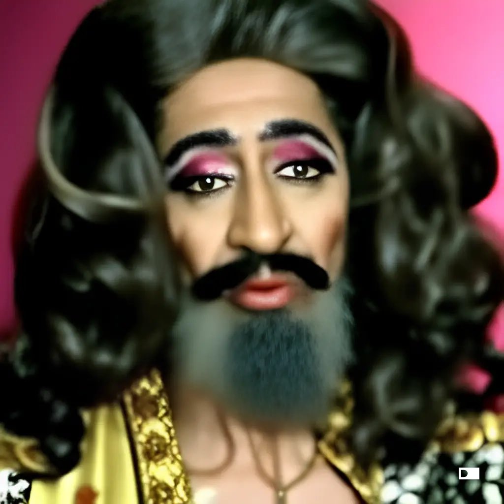 BorgaBlot's tweet photo. โฆand, it was removed from the app!
Canโt tell if itโs because itโs Osama bin Laden or if itโs because itโs a drag queen these days ๐คทโโ๏ธ๐คท๐คทโโ๏ธ
#AIart #bdiscover #karlo #LifesADrag https://t.co/mOJSQlzefp